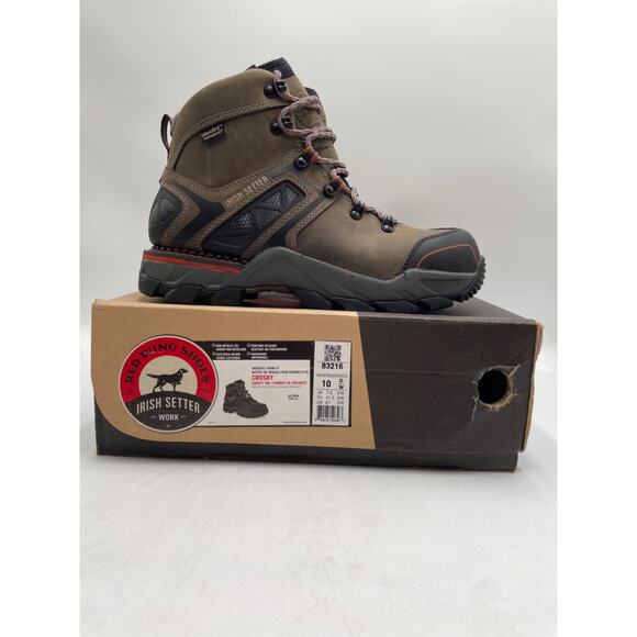 Irish Setter CROSBY 6" 83216 Women's NEW Safety-Toe Work Boot Brown US Size 10D - Picture 11 of 11